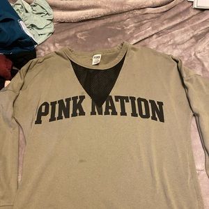 Long sleeve sweatshirt material